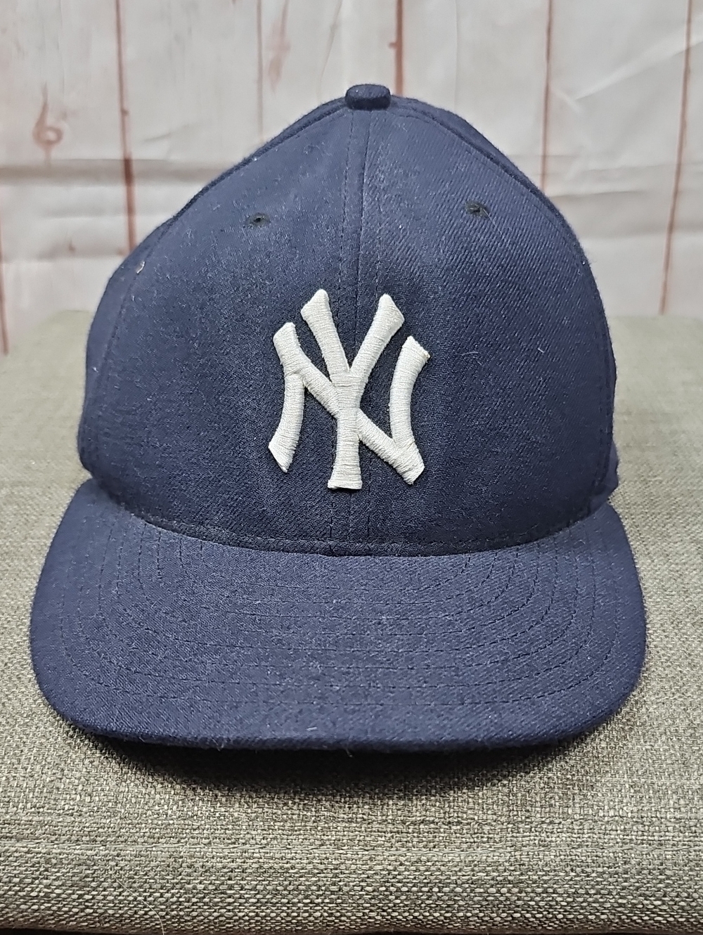 MLB New York Yankees Navy and White Fitted Cap
